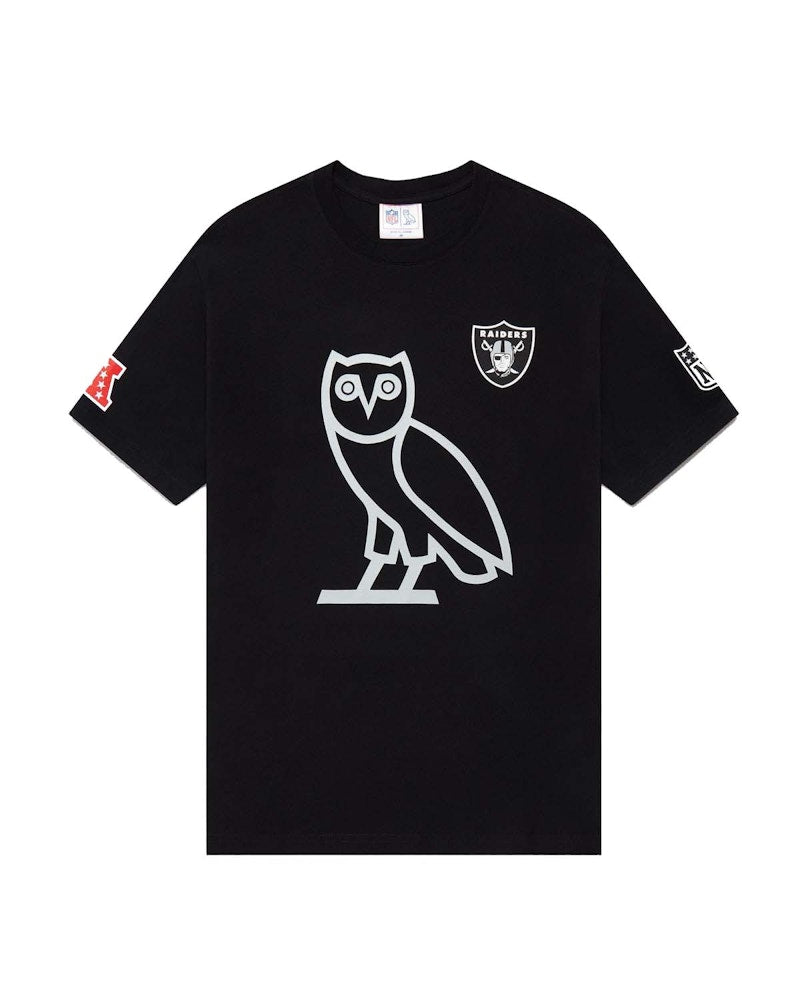 OVO x NFL Las Vegas Raiders OG Owl T-Shirt Black