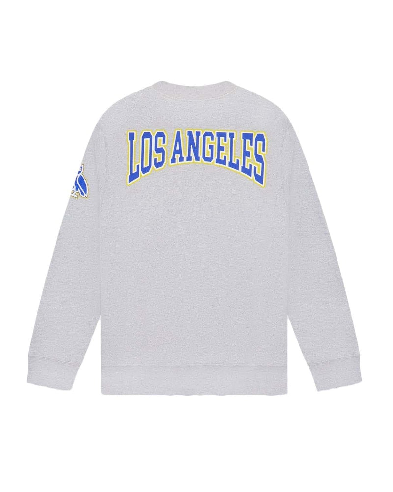 OVO x NFL Los Angeles Rams Crewneck Heather Grey