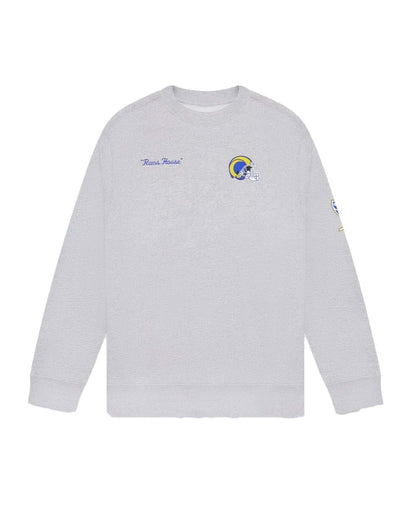 OVO x NFL Los Angeles Rams Crewneck Heather Grey