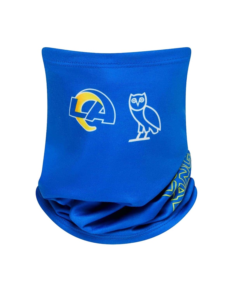 OVO x NFL Los Angeles Rams Neck Gaiter Blue