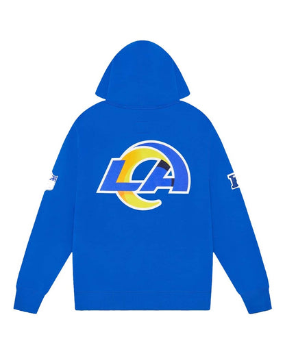 OVO x NFL Los Angeles Rams OG Owl Hoodie Blue