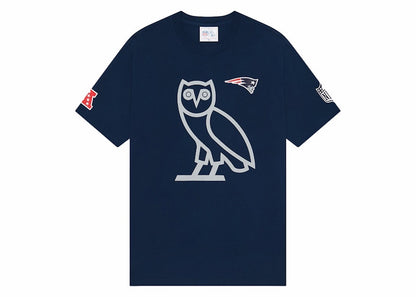 OVO x NFL New England Patriots Game Day T-Shirt Blue