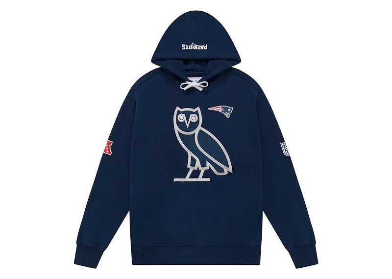 OVO x NFL New England Patriots OG Hoodie Blue