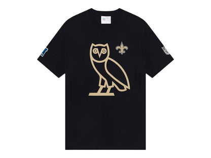 OVO x NFL New Orleans Saints Icon T-Shirt Black