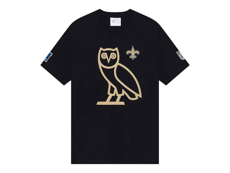 OVO x NFL New Orleans Saints Icon T-Shirt Black