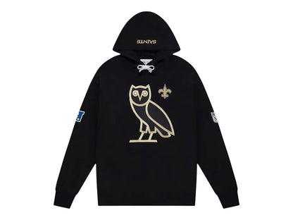 OVO x NFL New Orleans Saints Icon Team Hoodie Black