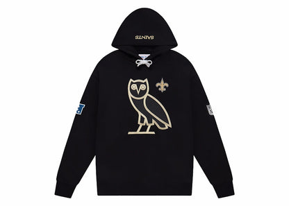 OVO x NFL New Orleans Saints OG Hoodie Black