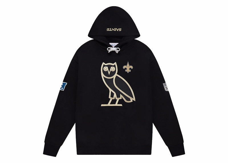 OVO x NFL New Orleans Saints OG Hoodie Black