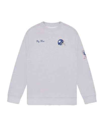 OVO x NFL New York Giants Crewneck Heather Grey