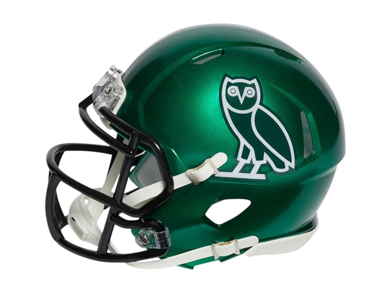OVO x NFL New York Jets Riddell Mini Helmet Green