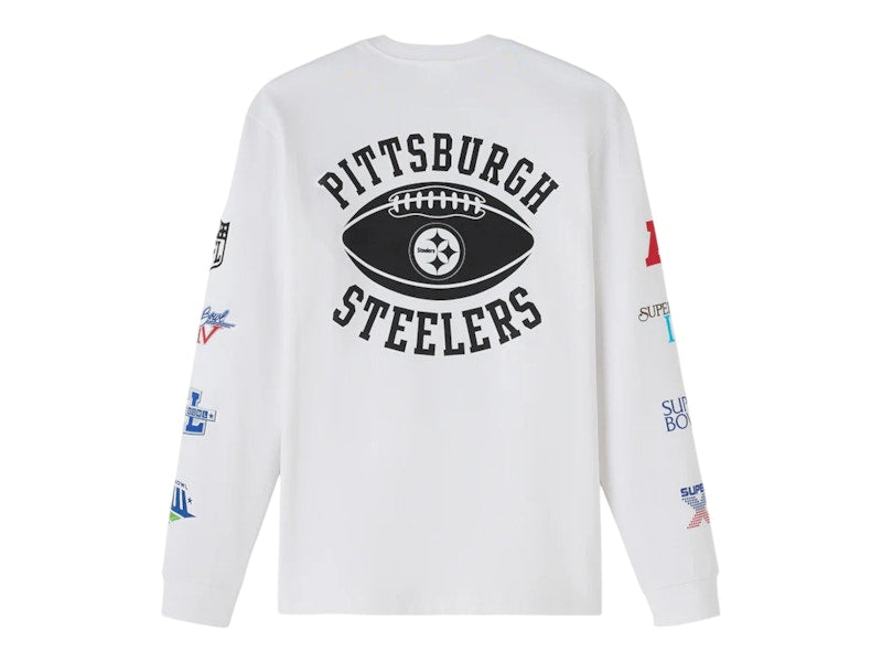 OVO x NFL Pittsburgh Steelers L/S T-shirt White