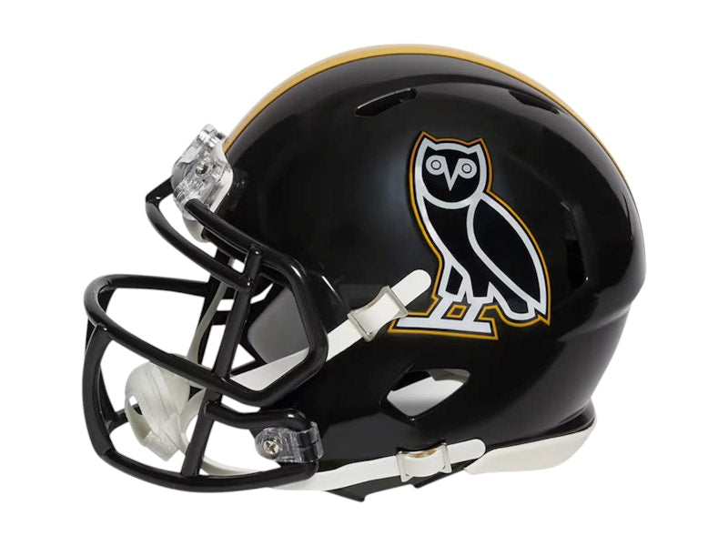 OVO x NFL Pittsburgh Steelers Riddell Mini Helmet Black