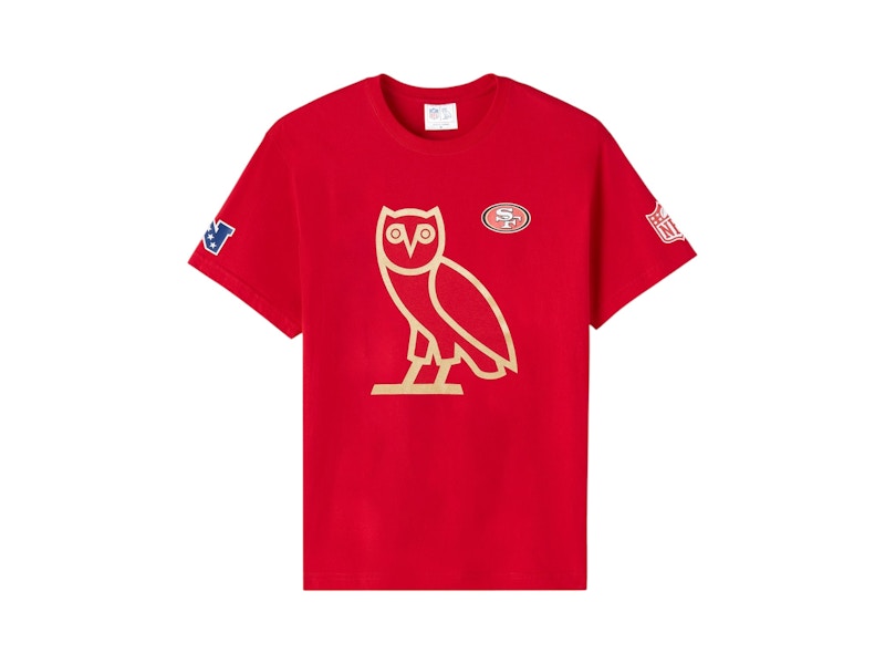 OVO x NFL San Francisco 49Ers Icon T-Shirt Red