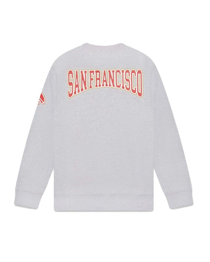 OVO x NFL San Francisco 49ers Crewneck Heather Grey
