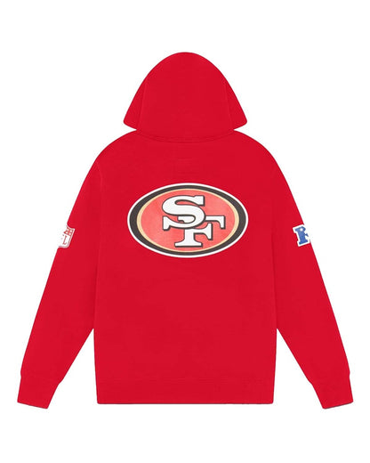 OVO x NFL San Francisco 49ers OG Owl Hoodie Red