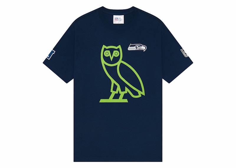 OVO x NFL Seattle Seahawks Game Day T-Shirt Blue