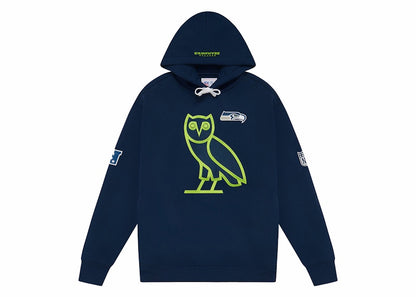 OVO x NFL Seattle Seahawks OG Hoodie Blue