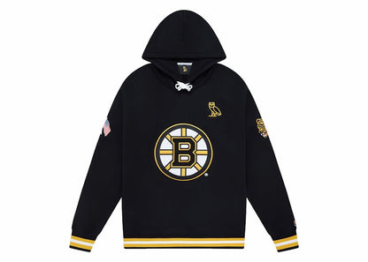 OVO x NHL Boston Bruins Hoodie Black