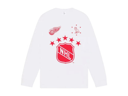 OVO x NHL Detroit Red Wings L/S T-shirt Red