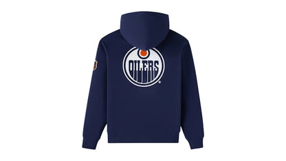 OVO x NHL Edmonton Oilers Team Training Hoodie Blue