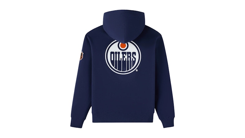 OVO x NHL Edmonton Oilers Team Training Hoodie Blue
