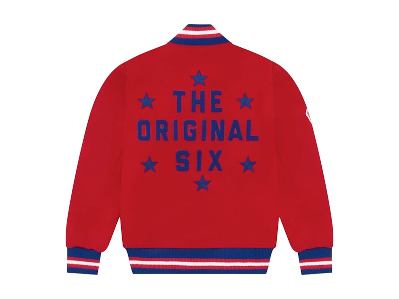 OVO x NHL Montreal Canadians Varsity Jacket Red