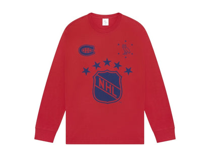 OVO x NHL Montreal Canadiens L/S T-shirt Red