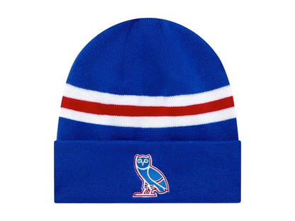 OVO x NHL New York Rangers Beanie Hat Blue