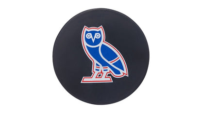 OVO x NHL New York Rangers Hockey Puck Black