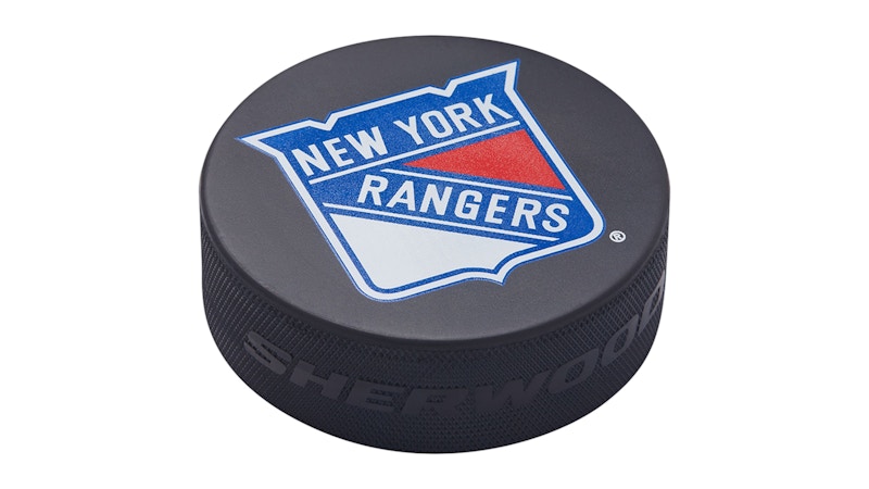 OVO x NHL New York Rangers Hockey Puck Black