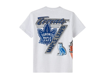 OVO x NHL Toronto Maple Leafs 90's Graphic T-shirt Ash Heather Grey