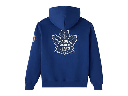 OVO x NHL Toronto Maple Leafs Fleece Pullover Hoodie Blue