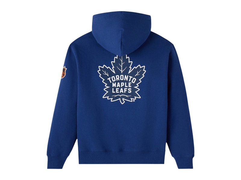 OVO x NHL Toronto Maple Leafs Fleece Pullover Hoodie Blue