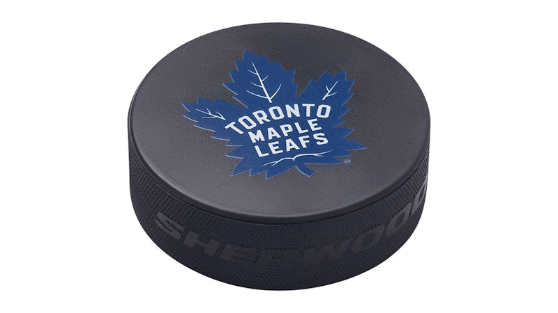OVO x NHL Toronto Maple Leafs Hockey Puck Black