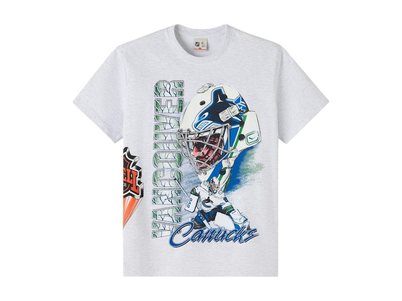OVO x NHL Vancouver Canucks 90's Graphic T-shirt Ash Heather Grey