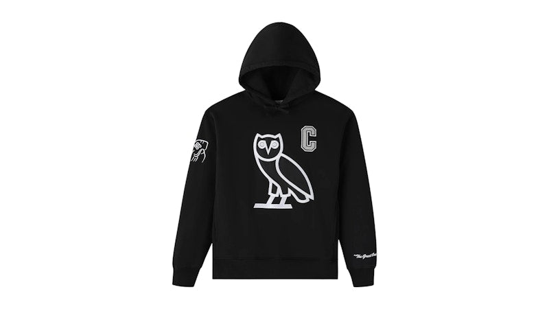 OVO x NHL Wayne Gretzky Icon Hoodie Black