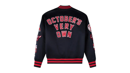 OVO x New Era MLB Boston Red Sox Varsity Jacket Navy