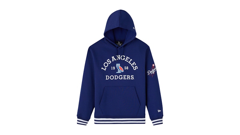 OVO x New Era MLB Los Angeles Dodgers Hoodie Blue