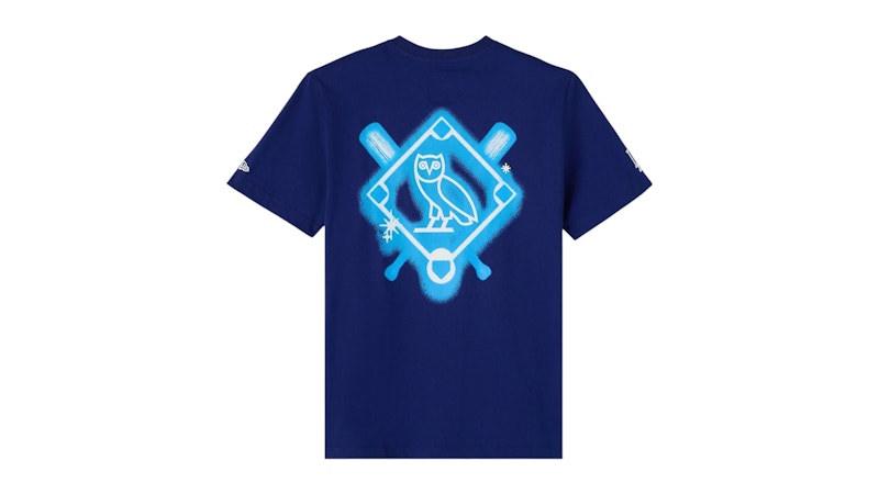 OVO x New Era MLB Los Angeles Dodgers T-shirt Blue