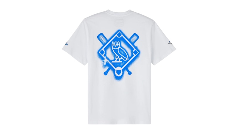 OVO x New Era MLB Toronto Blue Jays T-shirt Blue