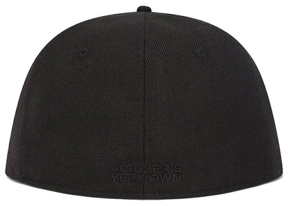 OVO x New Era OG Owl 59Fifty Fitted Hat Black