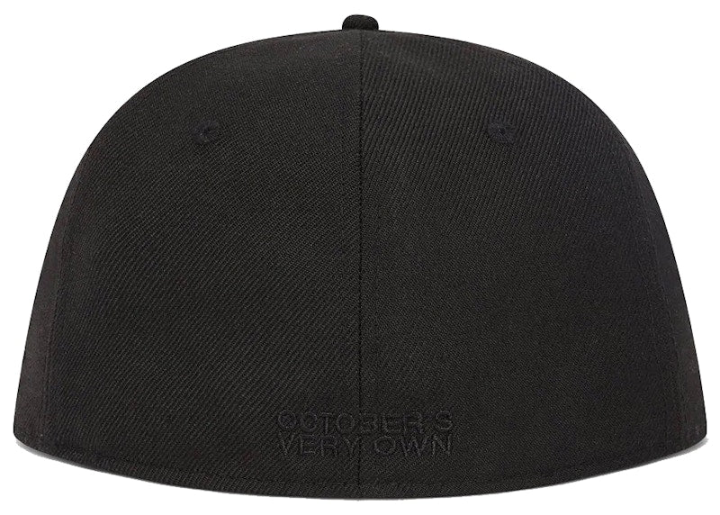 OVO x New Era OG Owl 59Fifty Fitted Hat Black