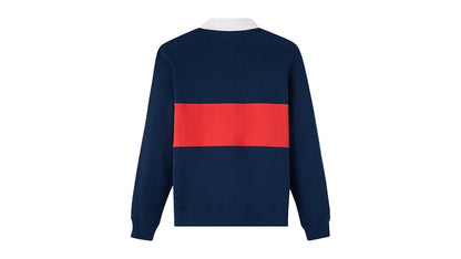 OVO x Oracle Red Bull Racing Full-Button Fleece Rugby Sweatshirt Navy