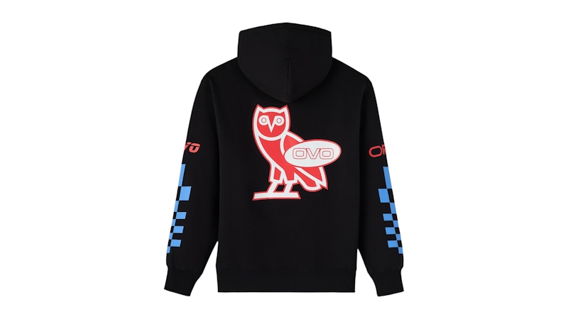 OVO x Oracle Red Bull Racing Pullover Finish Line Hoodie Black