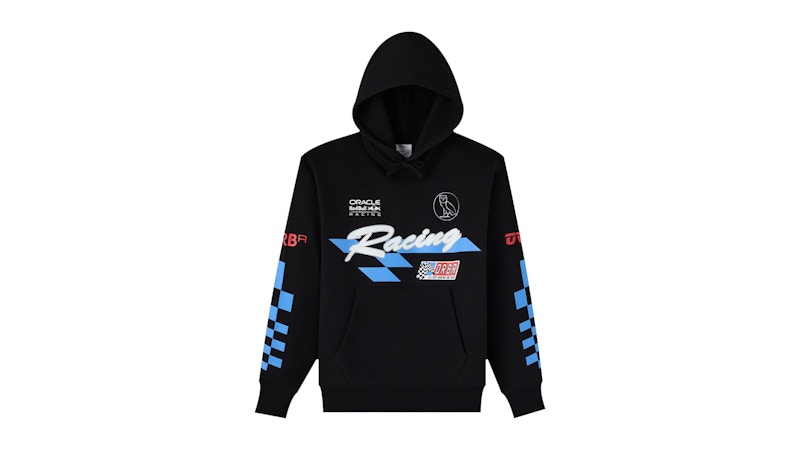 OVO x Oracle Red Bull Racing Pullover Finish Line Hoodie Black
