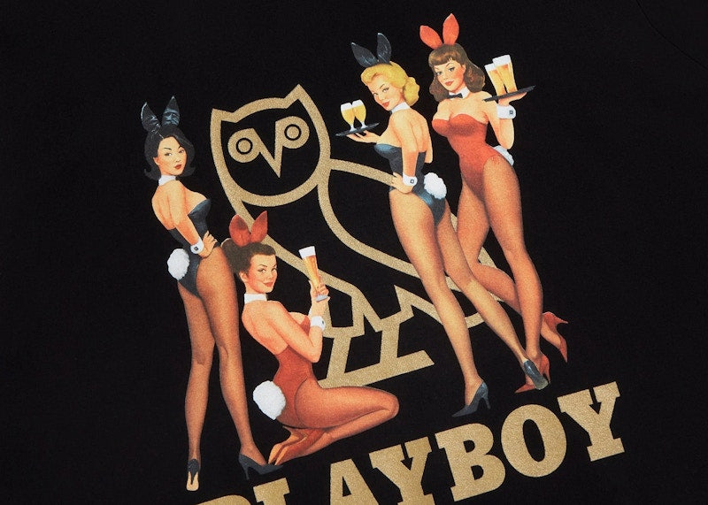 OVO x PLAYBOY Bunny T-shirt Black
