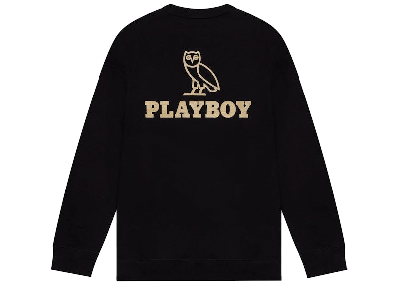 OVO x PLAYBOY Butterfly Crewneck Black