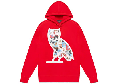 OVO x PLAYBOY Magazine Hoodie Red