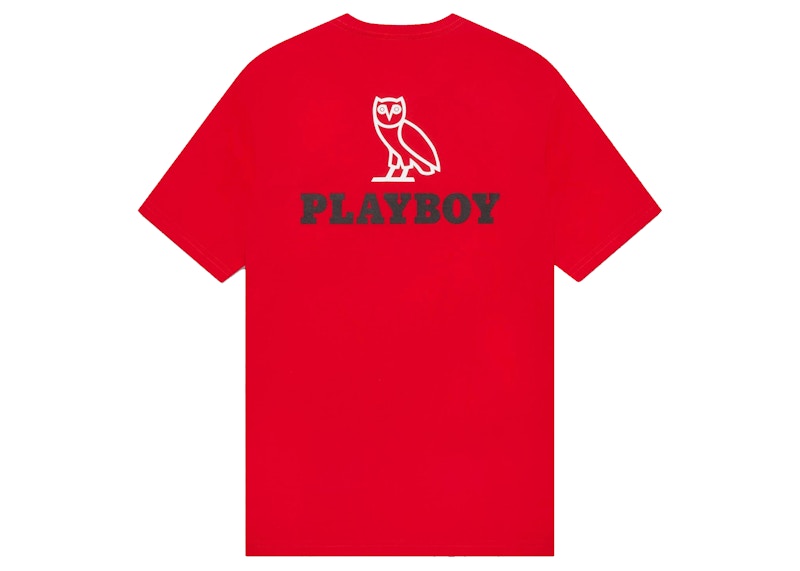 OVO x PLAYBOY Magazine T-shirt Red