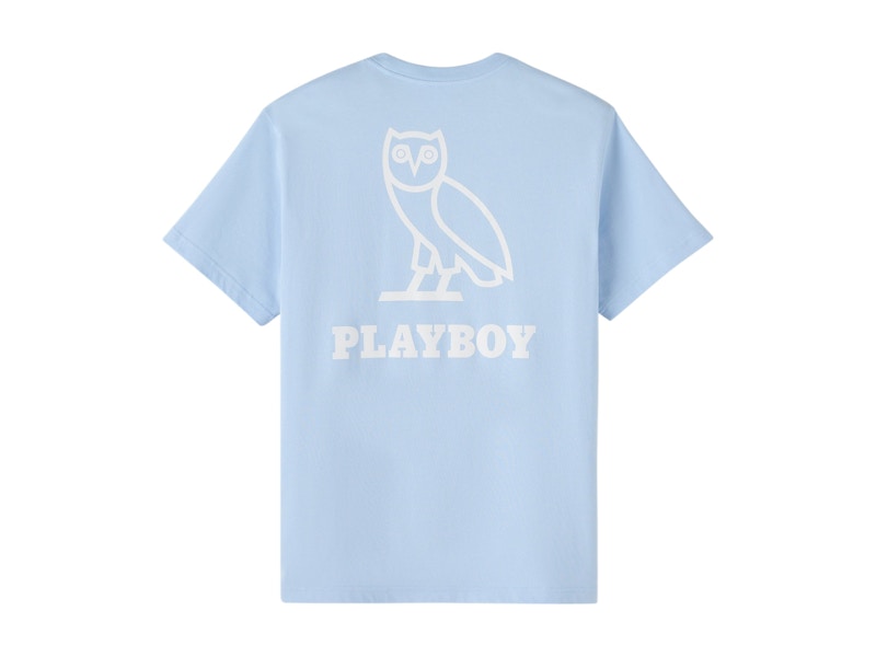 OVO x Playboy Pendant T-Shirt Light Blue